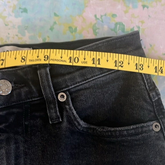 Agolde | Pinch Waist High Rise Washed Black Size 26/2 90s Straight Leg Y2K - Picture 12 of 14